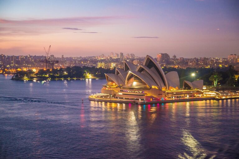 Blick auf die Oper in Sydney